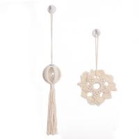 Hängende Ornamente, Baumwollfaden, Bohemian-Stil, beige, 480mm, verkauft von PC