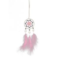 Мода Dreamcatcher, перья, с Железо, Висит, розовый, 230mm, продается PC