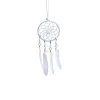 Мода Dreamcatcher, перья, с Железо, Висит, белый, 180mm, продается PC