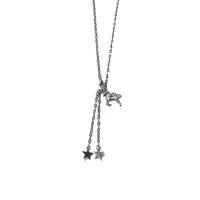 Zinc Alloy Necklace, Unicorn, platinum color plated, fashion jewelry & for woman Approx 23.6 Inch 