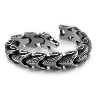 Titanium Steel Bracelet, Vacuum Ion Plating & for man, original color 