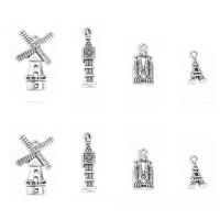 Zinc Alloy Jewelry Pendants, antique silver color plated, DIY Approx 