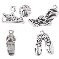 Zinc Alloy Jewelry Pendants, antique silver color plated, DIY 