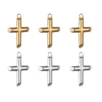 Stainless Steel Cross Pendants, 304 Stainless Steel, Vacuum Ion Plating, Unisex 