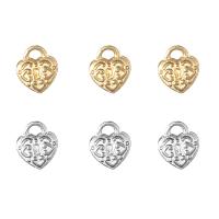 Stainless Steel Heart Pendants, 304 Stainless Steel, Vacuum Ion Plating, Unisex 