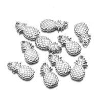 Stainless Steel Pendants, 304 Stainless Steel, Pineapple, Vacuum Ion Plating, Unisex 