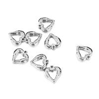 Stainless Steel Heart Pendants, 304 Stainless Steel, Vacuum Ion Plating, Unisex & hollow 