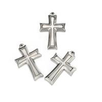 Stainless Steel Cross Pendants, 304 Stainless Steel, Vacuum Ion Plating, Unisex 