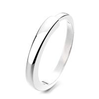 Bague en argent , Argent sterling 925, Plaqué de platine, Réglable & unisexe, couleur originale, Vendu par PC