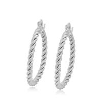 Zinc Alloy Hoop Earring, fashion jewelry & for woman 