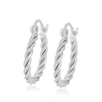 Zinc Alloy Hoop Earring, fashion jewelry & for woman 