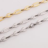 Stainless Steel Chain Necklace, 304 Stainless Steel, Vacuum Ion Plating, DIY 