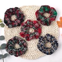 Hair Scrunchies, Cloth, Christmas Design & for woman 110mm 