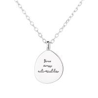 Sterling Silver Jewelry Necklace, 925 Sterling Silver, plated, fashion jewelry & for woman 450mm 