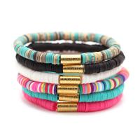 Polymer Clay Bracelets, with Zinc Alloy, handmade, for woman Approx 7.87 Inch 