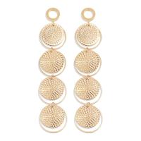 Boucle d'oreille de goutte en fer, bijoux de mode & pour femme, plus de couleurs à choisir Vendu par paire