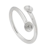 Stainless Steel Finger Ring Setting, 316 Stainless Steel, fashion jewelry & Unisex, original color 2mm, US Ring [