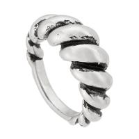 Edelstahl Fingerring, 316 Edelstahl, Modeschmuck & für Frau, originale Farbe, 9mm,3mm, Größe:6.5, verkauft von PC