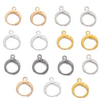 Brass Huggie Hoop Earring Finding, plated, DIY 11mm 