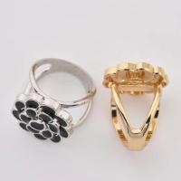 Scarf Buckle, Zinc Alloy, Flower, plated, for woman & enamel 17-21mm 