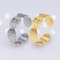 304 Edelstahl Open -Finger-Ring, Vakuum-Ionen-Beschichtung, Modeschmuck & für den Menschen, keine, 6mm, verkauft von PC