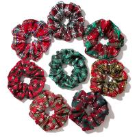 Hair Scrunchies, Cloth, Christmas Design & for woman 105mm 