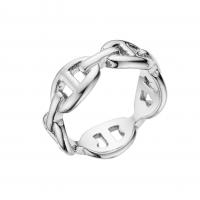 Anillo de dedo de acero Titanium de, Partículas de acero, Recubrimiento iónico al vacío, Joyería & diverso tamaño para la opción & diferentes estilos para la opción, más colores para la opción, tamaño:6-8, Vendido por UD