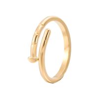 Partículas de acero Anillo de dedo Cuff, Recubrimiento iónico al vacío, Joyería & diverso tamaño para la opción & para mujer, más colores para la opción, Vendido por UD