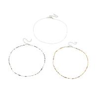 Collier de mode Multi couche, perles de rocaille en verre, avec 3.15inch chaînes de rallonge, trois couches & Style bohème & pour femme Environ 16.2 pouce, Vendu par PC