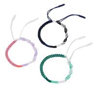 Cordón de nudo Pulsera, Joyería & unisexo, más colores para la opción, longitud:16-26 cm, Vendido por UD