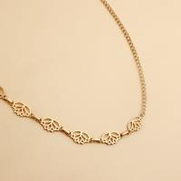 Zinc Alloy Waist Chain, gold color plated, fashion jewelry & for woman, golden cm 