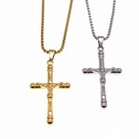 Stainless Steel Cross Pendants, 304 Stainless Steel, Vacuum Ion Plating, Unisex 