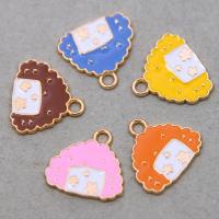 Zinc Alloy Enamel Pendants, KC gold color plated, Unisex Approx 