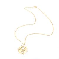 Stainless Steel Sweater Chain Necklace, 304 Stainless Steel, Snowflake, Vacuum Ion Plating, Christmas Design & for woman .5 Inch 