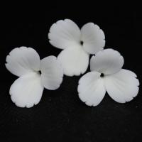 Porcelana DIY Fornituras para Accesorios para el cabello, Flor, Bricolaje & diverso tamaño para la opción, Blanco, Vendido por Bolsa