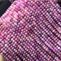 Ruby Beads, Abacus, polished, DIY & faceted, pink Approx 38 cm 