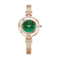 Women Wrist Watch, Zinc Alloy, with Glass & 304 Stainless Steel, Life water resistant & for woman & with rhinestone 