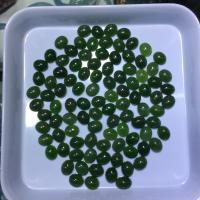 Hetian Jade cabochon, ovale, poli, DIY, vert Environ Vendu par sac