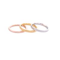 Anillo de dedo de acero Titanium de, Partículas de acero, Recubrimiento iónico al vacío, Joyería & unisexo & diverso tamaño para la opción, más colores para la opción, 2mm, Vendido por UD