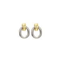 Brass Stud Earring, plated, fashion jewelry & for woman, original color, 30mm 