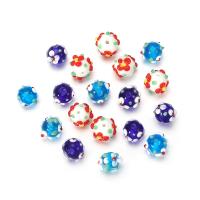 Raffinierte Glasperlen, Lampwork, rund, DIY, keine, 11mm, ca. 5PCs/Tasche, verkauft von Tasche