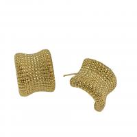 Brass Stud Earring, gold color plated, fashion jewelry & for woman, gold 