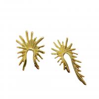 Brass Stud Earring, plated, fashion jewelry & for woman 