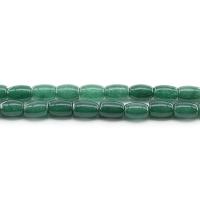 Chalcedony Beads, barrel, polished, dyed & DIY, deep green Approx 