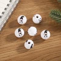 Printing Wood Beads, Hemu Beads, Round, DIY 16mm 