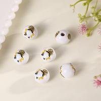 Printing Wood Beads, Hemu Beads, Round, DIY 16mm 