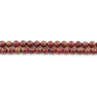 Cloisonne Stone Beads, Round, polished, DIY red Approx 38 cm 