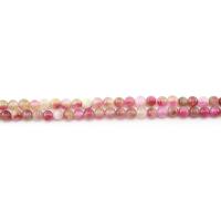 Regenbogen Jade, rund, poliert, DIY, Rosa, 6mm, ca. 62PCs/Strang, verkauft von Strang