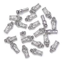 Zinklegierung Schmuckperlen, antik silberfarben plattiert, DIY, 6x13mm, ca. 100PCs/Tasche, verkauft von Tasche