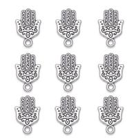 Zinc Alloy Hand Pendants, antique silver color plated, Unisex Approx 